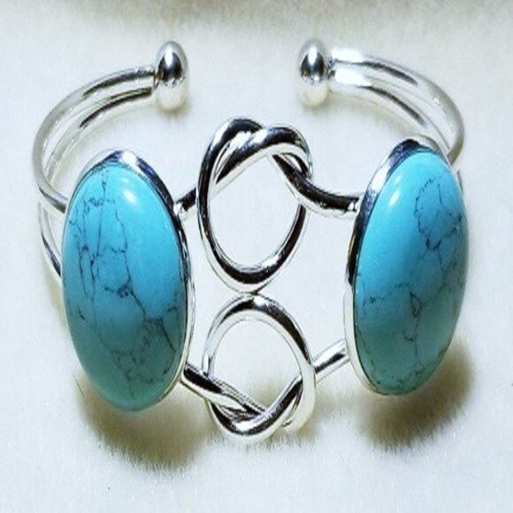 Knots & Stones Cuff Bracelet - Picture 3 of 5